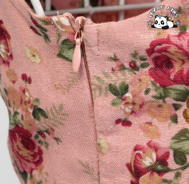 LEZONKIDS - Vestido de festa de outono para mulheres com manga curta, design retrô personalizável, tecido tule para crianças de 2 a 14 anos